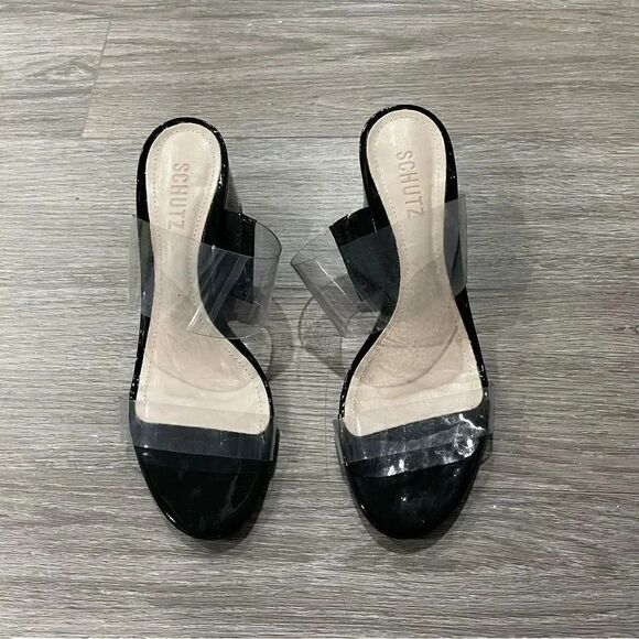 Schultz Shoes - SCHUTZ SHOES Ariella Mid Heeled Sandal in Black 9